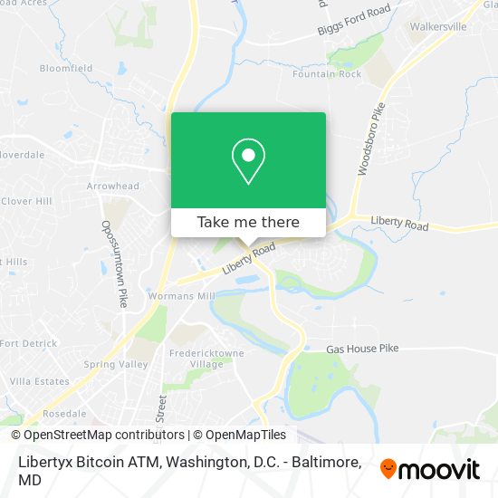 Libertyx Bitcoin ATM map