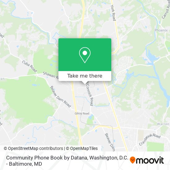 Mapa de Community Phone Book by Datana