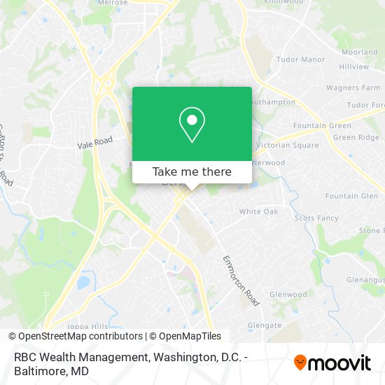 Mapa de RBC Wealth Management