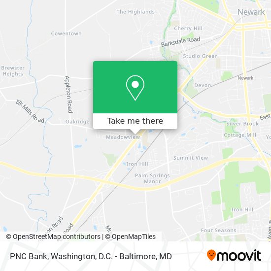 PNC Bank map