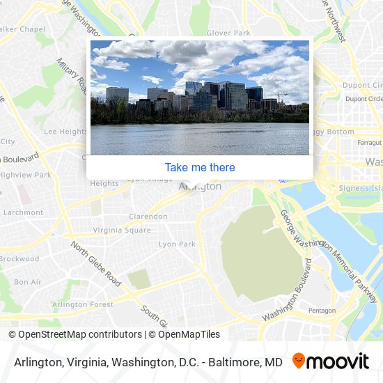 Arlington, Virginia map