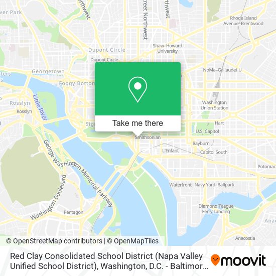 Red Clay Consolidated School District (Napa Valley Unified School District) map