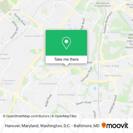 Hanover, Maryland map