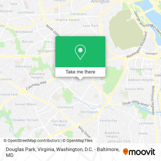 Douglas Park, Virginia map