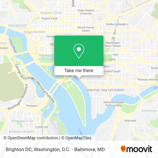 Brighton DC map