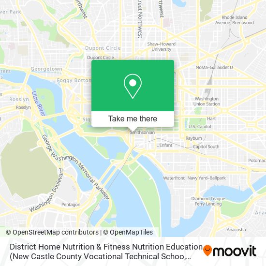 District Home Nutrition & Fitness Nutrition Education map