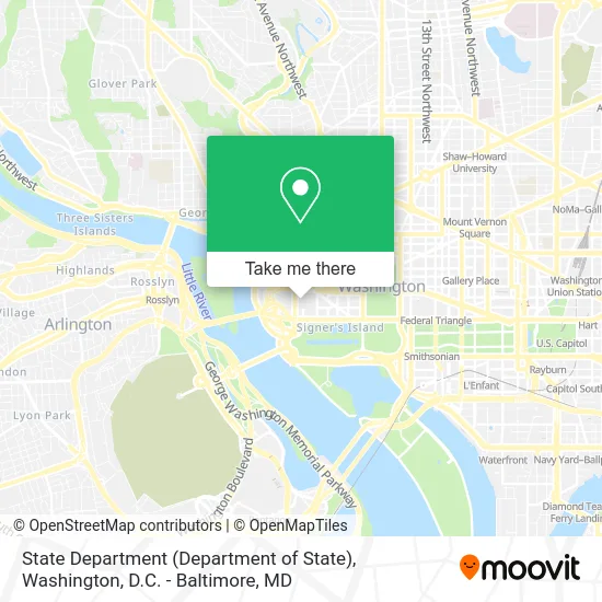 State Department (Department of State) map