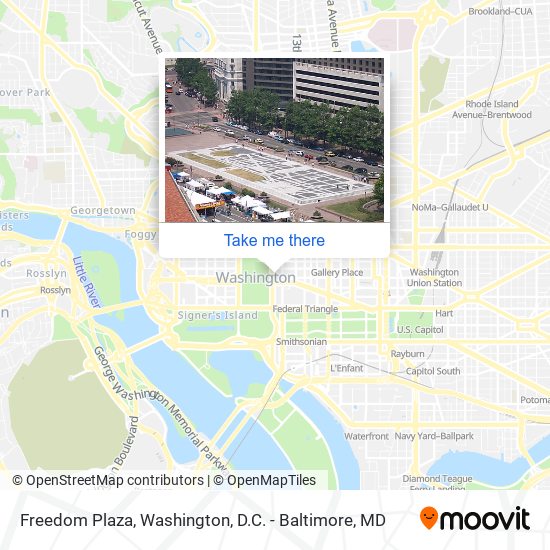 Mapa de Freedom Plaza