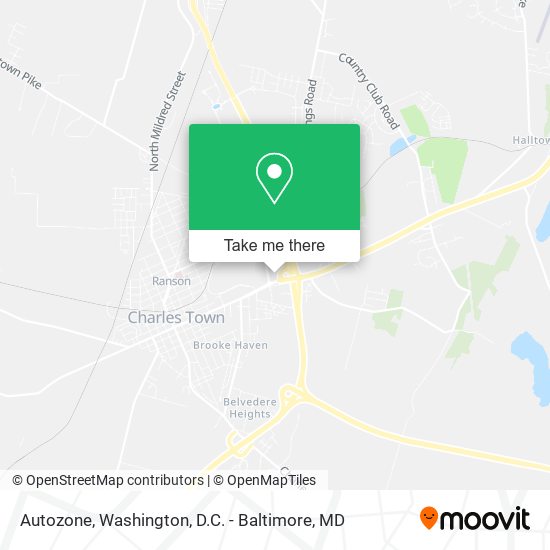 Autozone map
