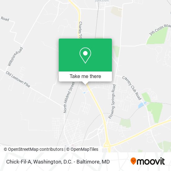 Chick-Fil-A map