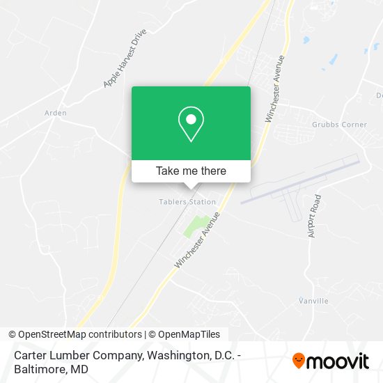 Carter Lumber Company map