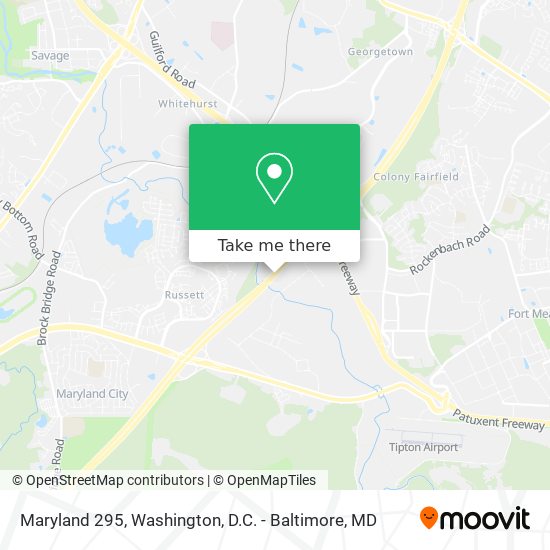 Mapa de Maryland 295