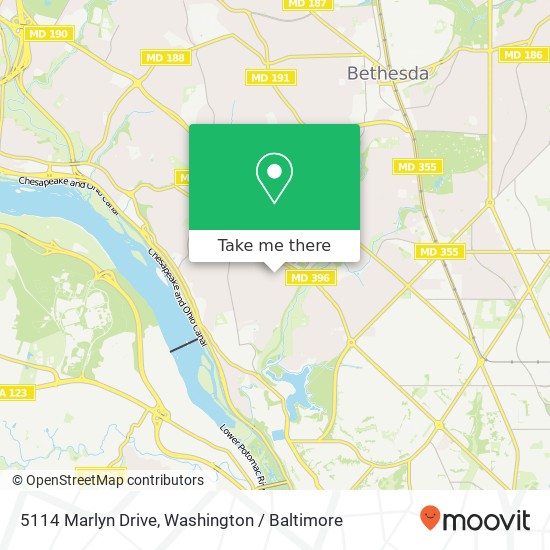 Mapa de 5114 Marlyn Drive
