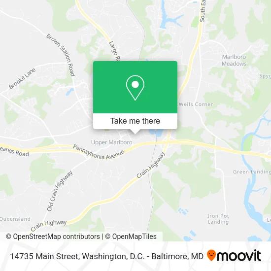 14735 Main Street map
