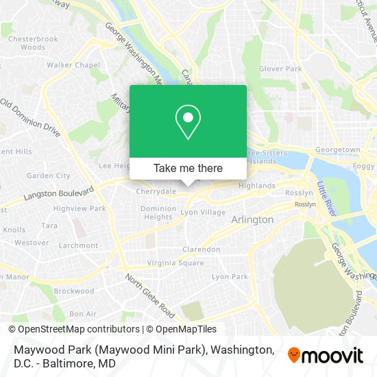 Maywood Park (Maywood Mini Park) map