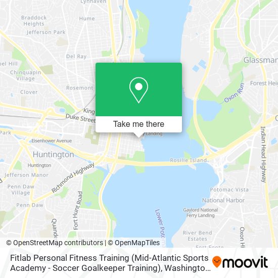 Mapa de Fitlab Personal Fitness Training (Mid-Atlantic Sports Academy - Soccer Goalkeeper Training)