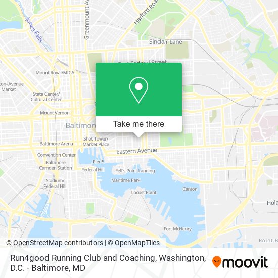 Run4good Running Club and Coaching map