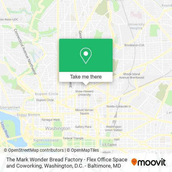 The Mark Wonder Bread Factory - Flex Office Space and Coworking map