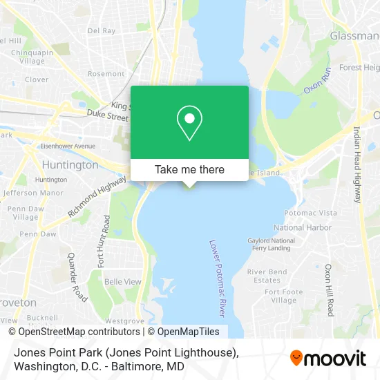 Jones Point Park (Jones Point Lighthouse) map