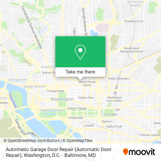 Automatic Garage Door Repair map