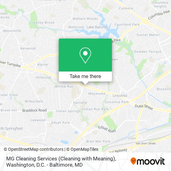 MG Cleaning Services (Cleaning with Meaning) map
