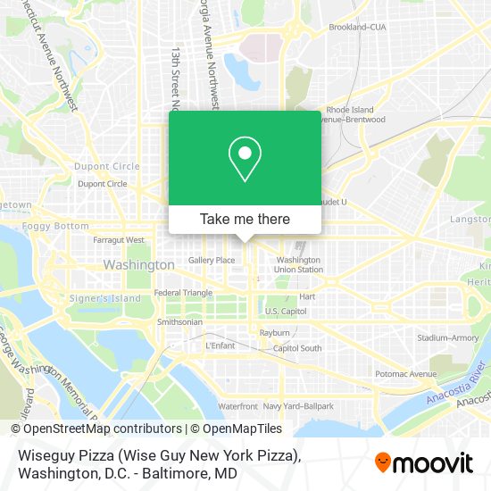 Wiseguy Pizza (Wise Guy New York Pizza) map