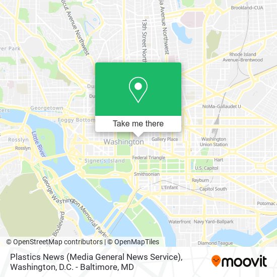 Mapa de Plastics News (Media General News Service)