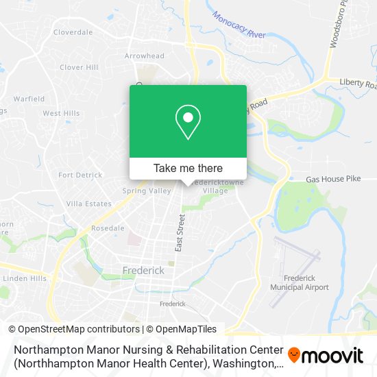 Northampton Manor Nursing & Rehabilitation Center (Northhampton Manor Health Center) map
