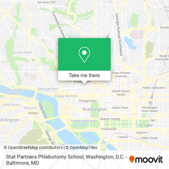 Mapa de Stat Partners Phlebotomy School