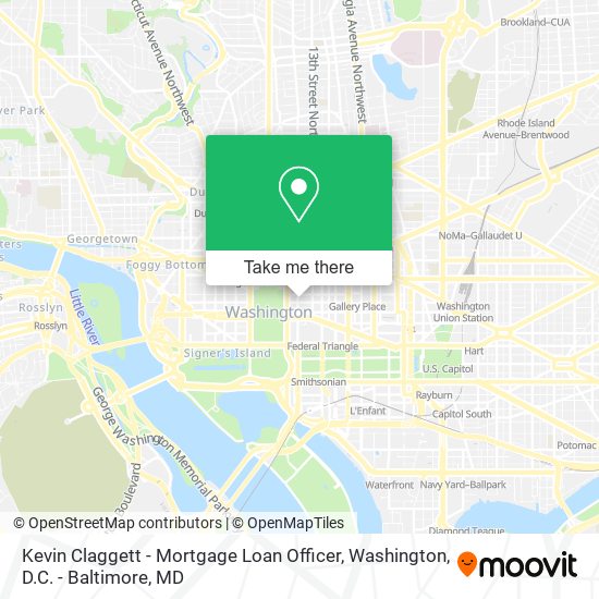 Mapa de Kevin Claggett - Mortgage Loan Officer