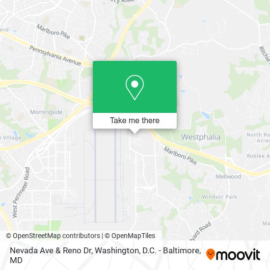 Nevada Ave & Reno Dr map