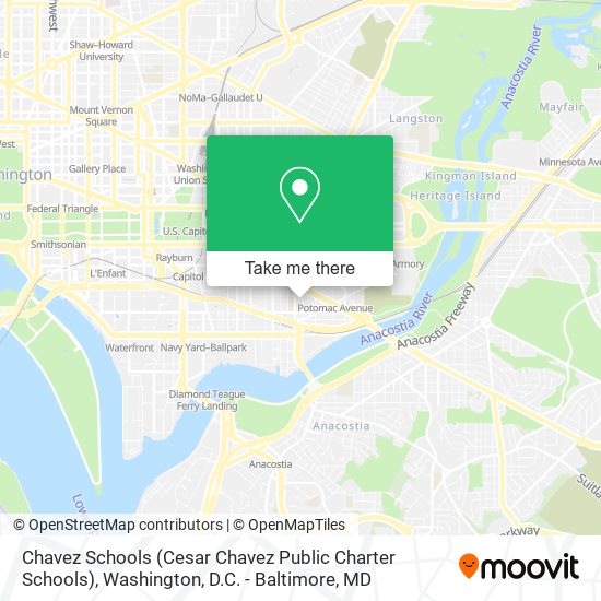 Chavez Schools (Cesar Chavez Public Charter Schools) map