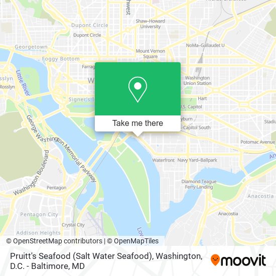 Pruitt's Seafood (Salt Water Seafood) map