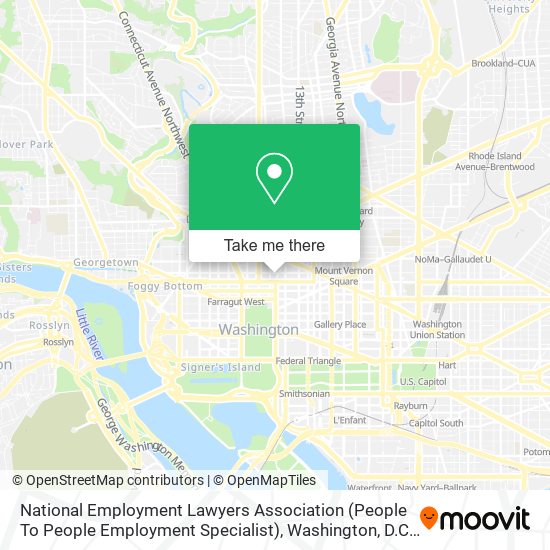 National Employment Lawyers Association (People To People Employment Specialist) map