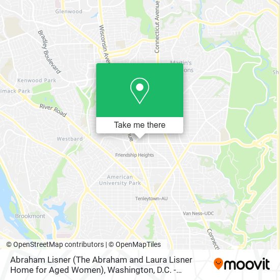 Abraham Lisner (The Abraham and Laura Lisner Home for Aged Women) map