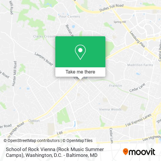 School of Rock Vienna (Rock Music Summer Camps) map