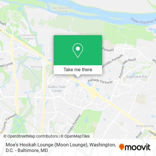 Moe's Hookah Lounge (Moon Lounge) map