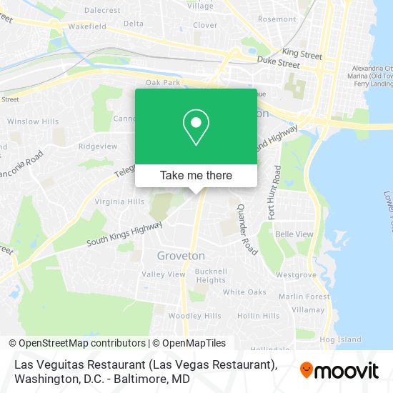 Mapa de Las Veguitas Restaurant (Las Vegas Restaurant)