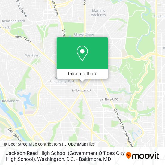 Jackson-Reed High School (Government Offices City High School) map