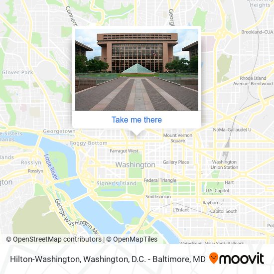 Hilton-Washington map