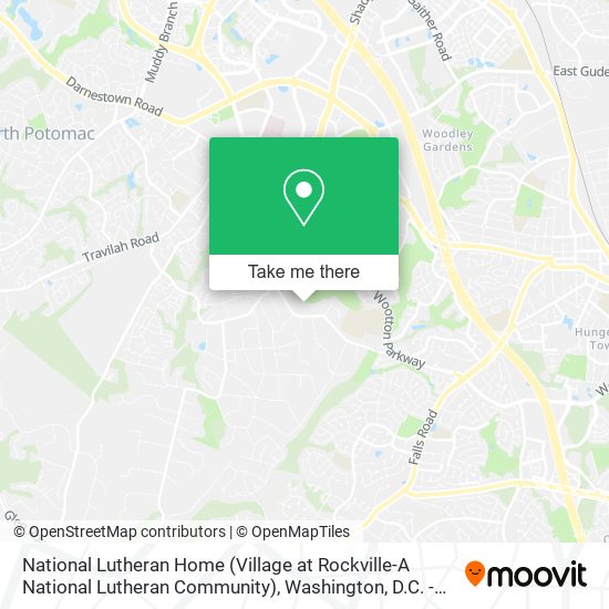 Mapa de National Lutheran Home (Village at Rockville-A National Lutheran Community)