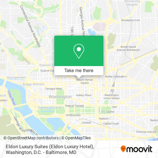Mapa de Eldon Luxury Suites (Eldon Luxury Hotel)