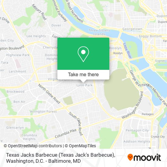 Mapa de Texas Jacks Barbecue (Texas Jack's Barbecue)