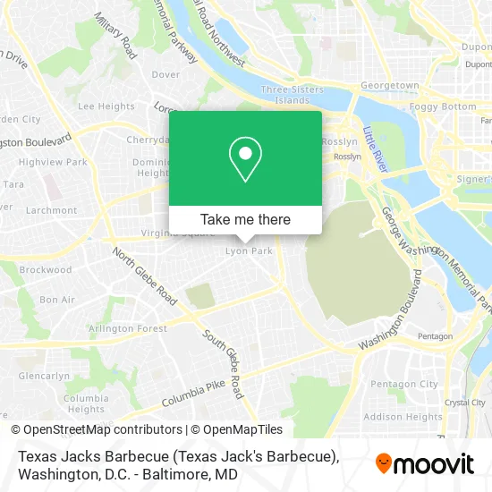 Mapa de Texas Jacks Barbecue (Texas Jack's Barbecue)
