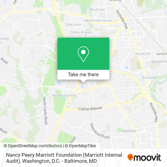 Nancy Peery Marriott Foundation (Marriott Internal Audit) map