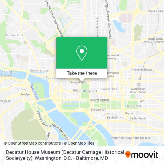 Mapa de Decatur House Museum (Decatur Carriage Historical Societyeity)