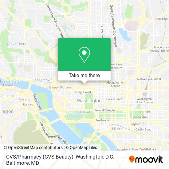 Mapa de CVS/Pharmacy (CVS Beauty)