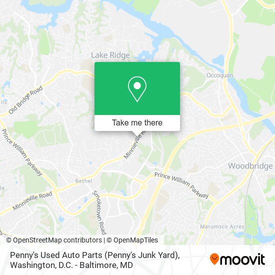 Mapa de Penny's Used Auto Parts (Penny's Junk Yard)
