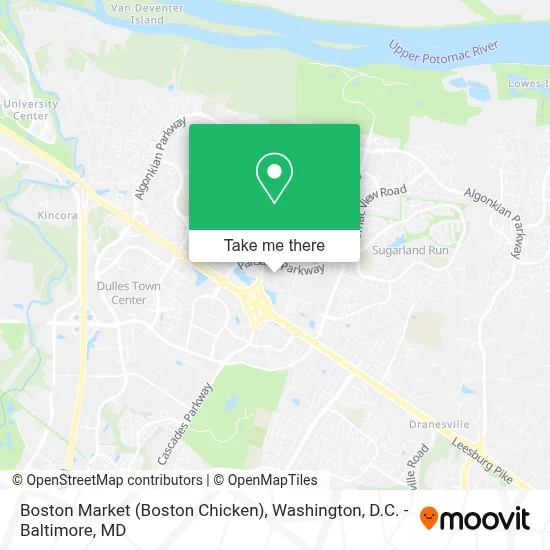 Boston Market (Boston Chicken) map
