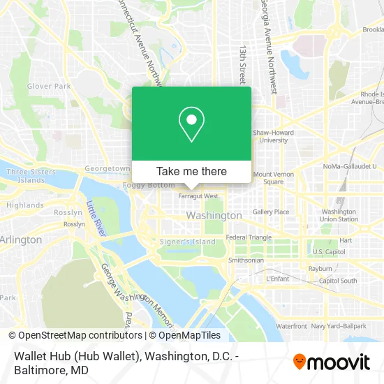 Wallet Hub map